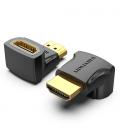 Vention Adaptador HDMI 4K 90º AIOB0/ HDMI Macho - HDMI Hembra