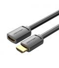 Vention Cable Alargador HDMI 4K AHCBJ/ HDMI Macho - HDMI Hembra/ 5m/ Negro