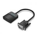 Vention Cable Conversor ACNBB/ VGA Macho - HDMI Hembra/ 15cm/ Negro