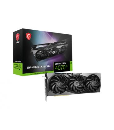 MSI GEFORCE RTX 4070 TI GAMING X SLIM 12G tarjeta gráfica NVIDIA 12 GB GDDR6X