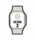 Apple watch ultra 2/ gps/ cellular/ 49mm/ caja de titanio/ correa ocean blanca