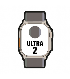Apple watch ultra 2/ gps/ cellular/ 49mm/ caja de titanio/ correa loop trail azul/negro m/l