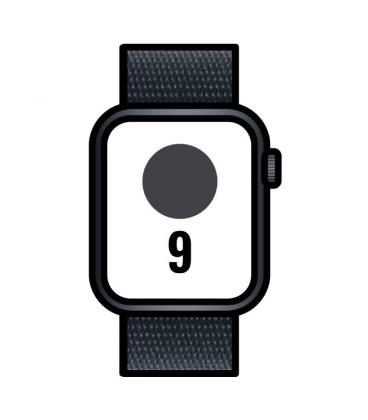 Apple watch series 9/ gps/ cellular/ 41mm/ caja de aluminio medianoche/ correa deportiva loop medianoche