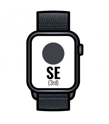 Apple watch se 3rd/ gps/ cellular/ 40mm/ caja de aluminio medianoche/ correa deportiva loop medianoche