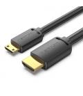 Vention Cable HDMI 4K AGHBG/ HDMI Macho - Mini HDMI Macho/ 1.5m/ Negro