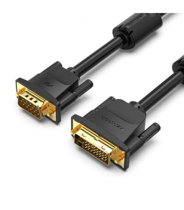 Vention Cable Conversor EACBF/ DVI Macho - VGA Macho/ 1m/ Negro