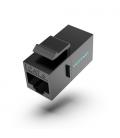 Vention Adaptador Conector RJ45 IPGB0-5 Cat6 UTP/ RJ45 Hembra - RJ45 Hembra/ 5 uds/ Negro