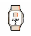 Apple watch ultra 2/ gps/ cellular/ 49mm/ caja de titanio/ correa loop trail naranja/beis m/l