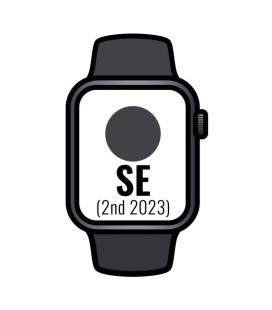 Apple watch se 2 gen 2023/ gps/ 40mm/ caja de aluminio medianoche/ correa deportiva medianoche m/l