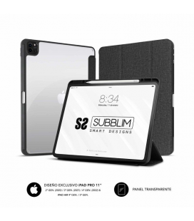 Funda subblim clear shock para tablet ipad pro 11' 2020-2022/ negra