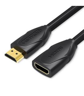 Vention Cable Alargador HDMI VAA-B06-B100/ HDMI Macho - HDMI Hembra/ 1m/ Negro