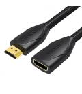 Vention Cable Alargador HDMI VAA-B06-B200/ HDMI Macho - HDMI Hembra/ 2m/ Negro