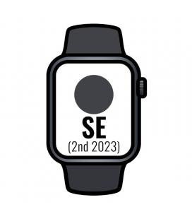 Apple watch se 2 gen 2023/ gps/ 40mm/ caja de aluminio medianoche/ correa deportiva medianoche s/m
