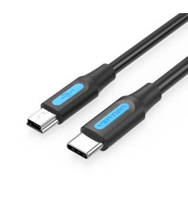 Vention Cable USB 2.0 Tipo-C COWBD/ USB Tipo-C Macho - MiniUSB Macho/ 50cm/ Negro