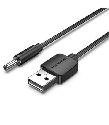 Vention Cable Conversor USB CEXBF/ USB Macho - Jack 3.5 Macho/ 1m/ Negro