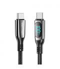 Vention Cable USB 2.0 Tipo-C 5A 100W TAYBAV/ USB Tipo-C Macho - USB Tipo-C Macho/ 1.2m/ con Pantalla