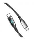 Vention Cable USB 2.0 Tipo-C 5A 100W TAYBAV/ USB Tipo-C Macho - USB Tipo-C Macho/ 1.2m/ con Pantalla