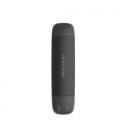 Vention Lector de Tarjetas Externo CLKB0/ USB 3.0 y USB Tipo-C