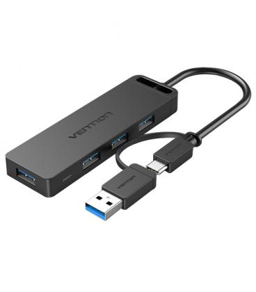 Vention Hub USB 3.0 y Tipo-C CHTBB/ 4xUSB
