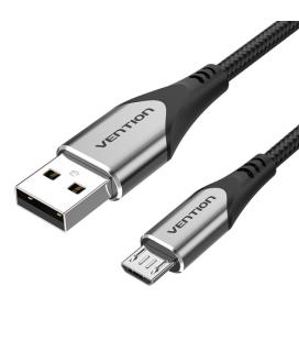 Vention Cable USB 2.0 3A COAHF/ USB Macho - MicroUSB Macho/ 1m/ Gris