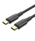 Vention Cable USB 2.0 Tipo-C 3A TAUBF/ USB Tipo-C Macho - USB Tipo-C Macho/ 1m/ Negro