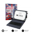 FUNDA TABLET SUBBLIM KEYTAB USB 10,1" ENGLAND