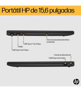 HP 15-fc0027ns Portátil 39,6 cm (15.6") Full HD AMD Ryzen™ 5 7520U 8 GB LPDDR5-SDRAM 512 GB SSD Wi-Fi 6 (802.11ax) Windows 11 Ho