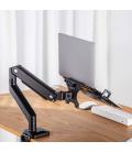 AISENS Soporte Universal para Portátil de 12-17 para el Montaje en un Soporte de Monitor, Negro