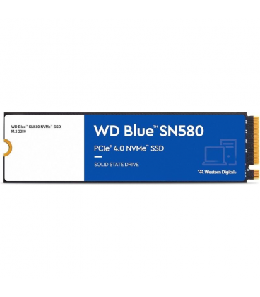 Disco ssd western digital wd blue sn580 1tb/ m.2 2280 pcie