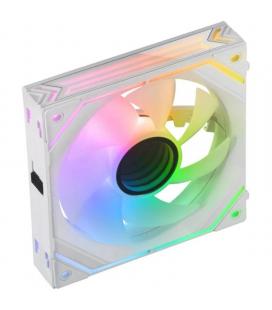 Ventilador mars gaming mf-linkfinity/ 12cm/ argb/ blanco