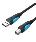 Vention Cable USB 2.0 Impresora VAS-A16-B100/ USB Tipo-B Macho - USB Macho/ 1m/ Negro