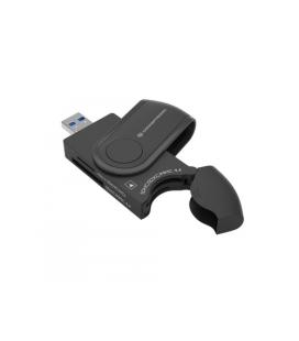 Conceptronic StreamVault BIAN04B lector de tarjeta USB 3.2 Gen 1 (3.1 Gen 1) Type-A Negro