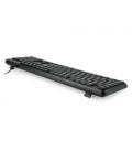 Equip 245211 teclado USB QWERTY Español Negro