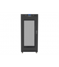 ARMARIO LANBERG RACK 19" 15U 800X1000 FLAT PACK NEGRO PUERTA MALLA CON LCD