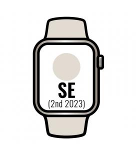 Apple watch se 2 gen 2023/ gps/ cellular/ 40mm/ caja de aluminio blanco estrella/ correa deportiva blanco estrella m/l