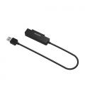 AISENS Adaptador SATA a USB-A USB3.0/USB3.1 Gen1 para Discos Duros 2.5″, Negro