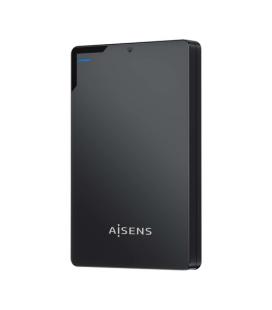 AISENS Caja Externa 2,5″ 9.5mm SATA a USB 3.0/USB3.1 Gen1, Negra