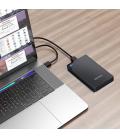 AISENS Caja Externa 2,5″ 9.5mm SATA a USB 3.0/USB3.1 Gen1, Negra