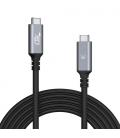 Ewent EC1070 cable USB 1 m USB4 Gen 3x2 USB C Negro