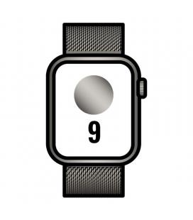 Apple watch series 9/ gps/ cellular/ 41mm/ caja de acero grafito/ correa milanese loop grafito