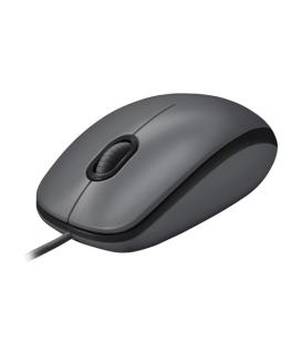 Logitech M100 ratón Ambidextro USB tipo A Óptico 1000 DPI