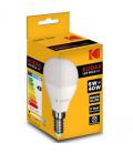 Bombilla led kodak esferica golf g45 - e14 - 480lm - calido 3000k - 6w=40w - no regulable