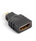 Adaptador lanberg hdmi hembra - micro hdmi macho