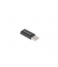 Adaptador lanberg usb 2.0 tipo c macho - micro - b hembra negro