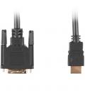 Cable hdmi lanberg macho - dvi - d 18+1 macho single link 1.8m negro