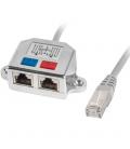 Adaptador lanberg splitter ethernet ftp rj45 a 2x rj45