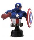 Figura busto diamond select toys marvel animado capitan america escala 1 - 7 resina