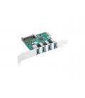 Tarjeta Pci Express Lanberg X1 A 4X USB-A 3,1 Gen1 Low Profile
