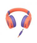 Auriculares micro energy sistem lol&roll orange supraural - diadema - jack 3.5mm - limitador de volumen