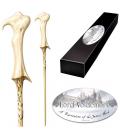 Replica the noble collection harry potter lord voldemort varita con caja y placa de identificacion